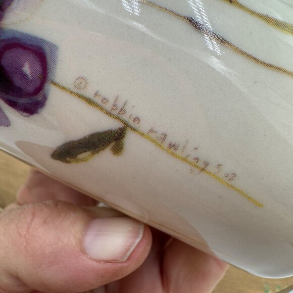 Natural Life Vtg. Multi-Colored Robbin Rawlings life is good Graphic flowers flo - Picture 5 of 9